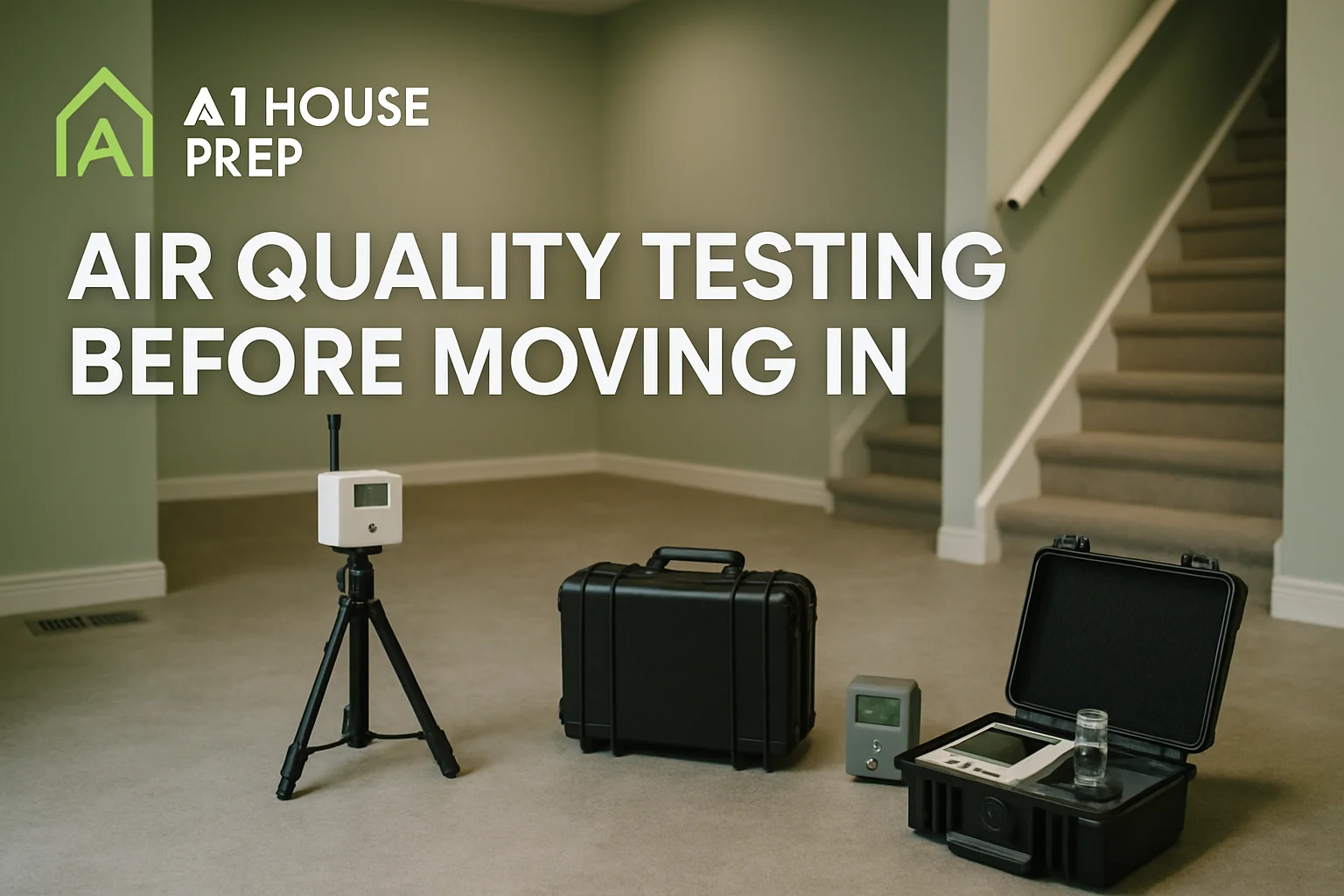 Air Quality Testing Before Moving Into a Home - A1 House Prep home testing featured image