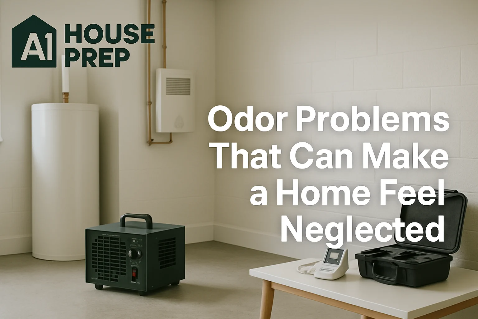 Odor Problems That Can Make a Home Feel Neglected - A1 House Prep home testing featured image