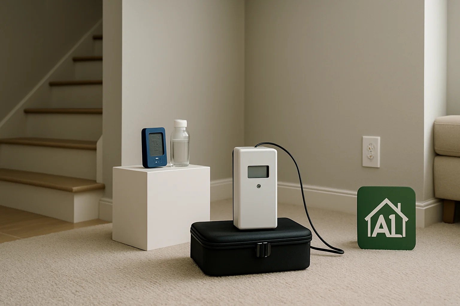 Radon Testing for Basements and Finished Lower Levels - A1 House Prep home testing featured image
