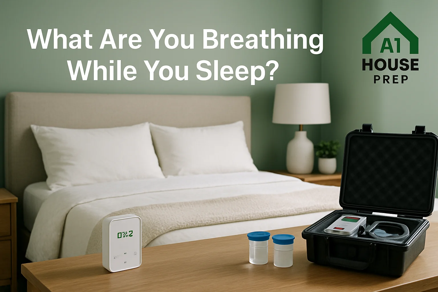 What Are You Breathing While You Sleep? - A1 House Prep home testing featured image