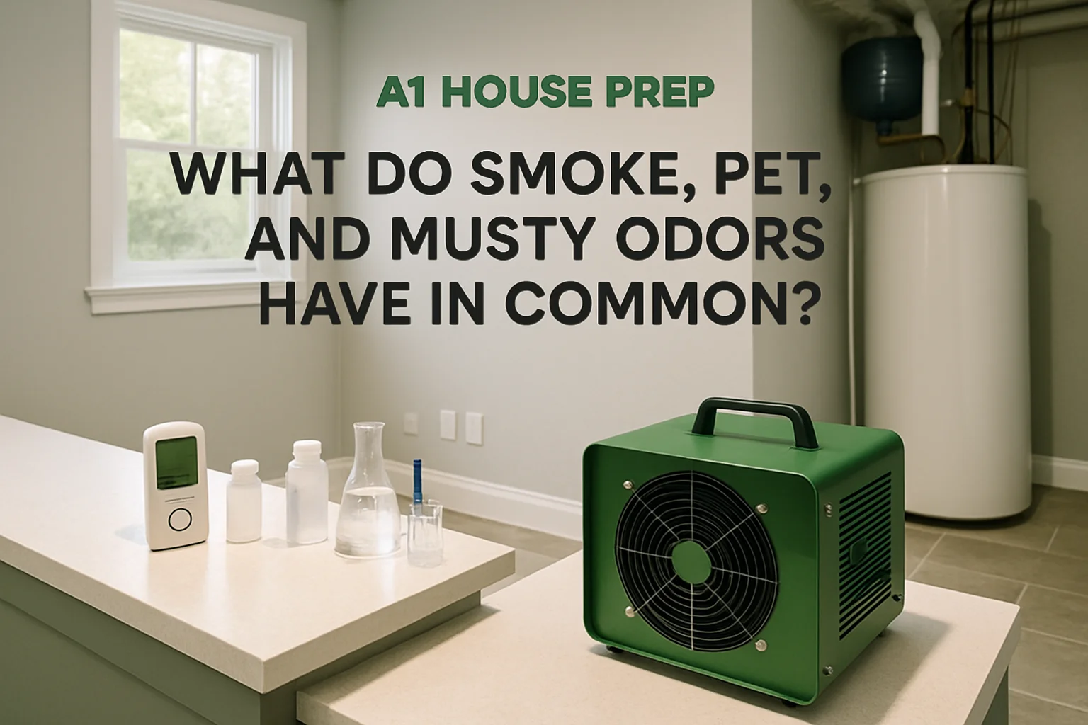 What Do Smoke, Pet, and Musty Odors Have in Common? - A1 House Prep home testing featured image
