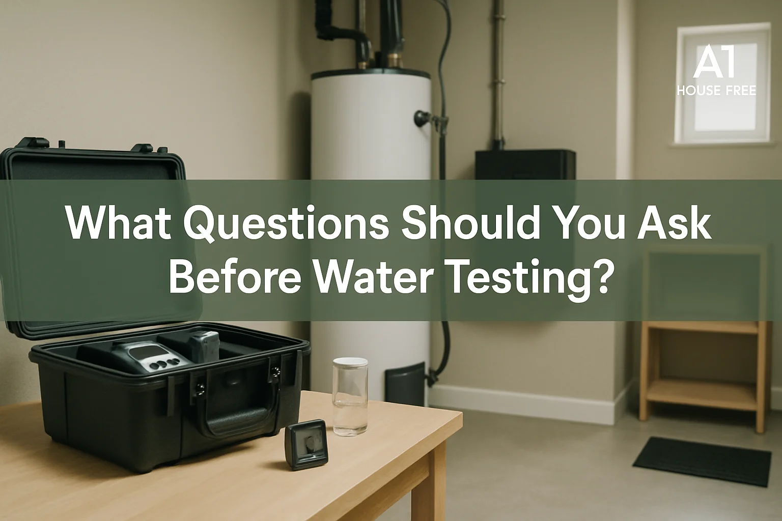 What Questions Should You Ask Before Water Testing? - A1 House Prep home testing featured image