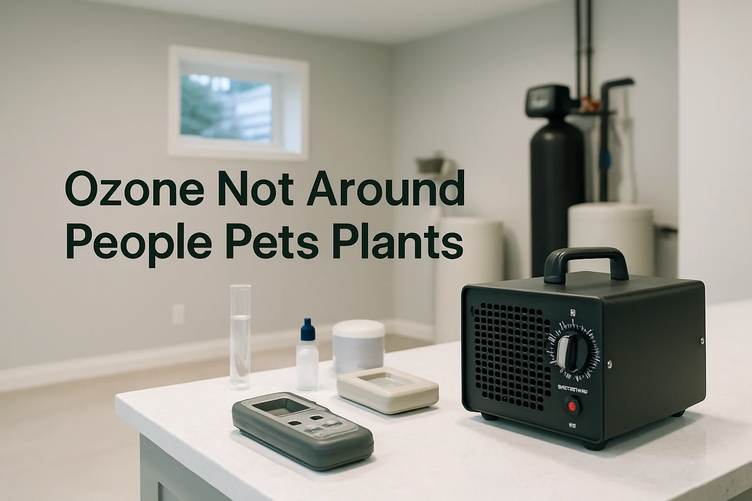 Why Ozone Should Never Be Used Around People, Pets, or Plants - A1 House Prep home testing featured image
